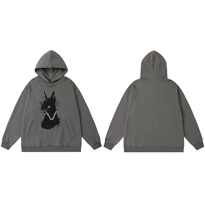 "Sliver Chain" Graphic Unisex Streetwear Vintage Women Men Y2K Hoodie