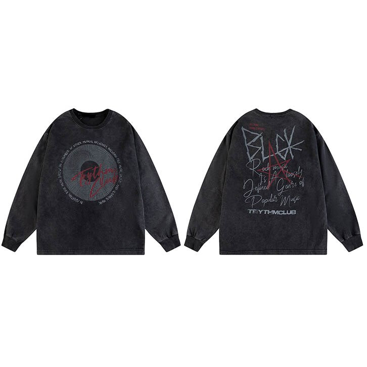 "Hold Me Down" Graphic Unisex Streetwear Vintage Women Men Y2K Sweatshirt