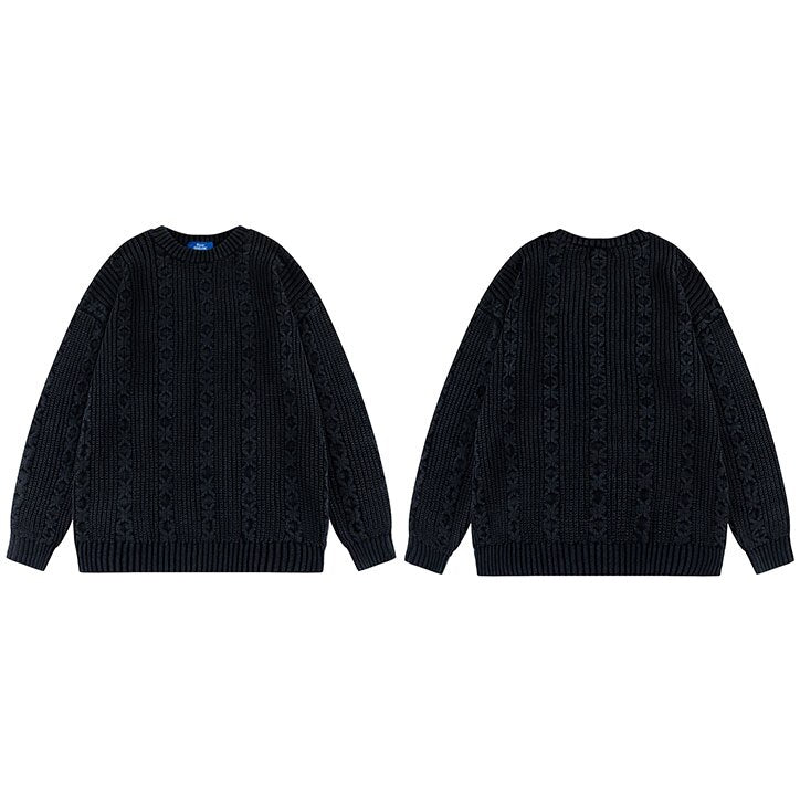 "White Walls" Graphic Unisex Streetwear Vintage Women Men Y2K Sweater