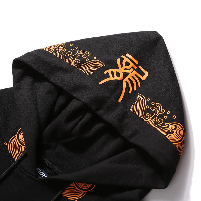 "Golden Dragon" Graphic Unisex Streetwear Women Men Y2K Hoodie