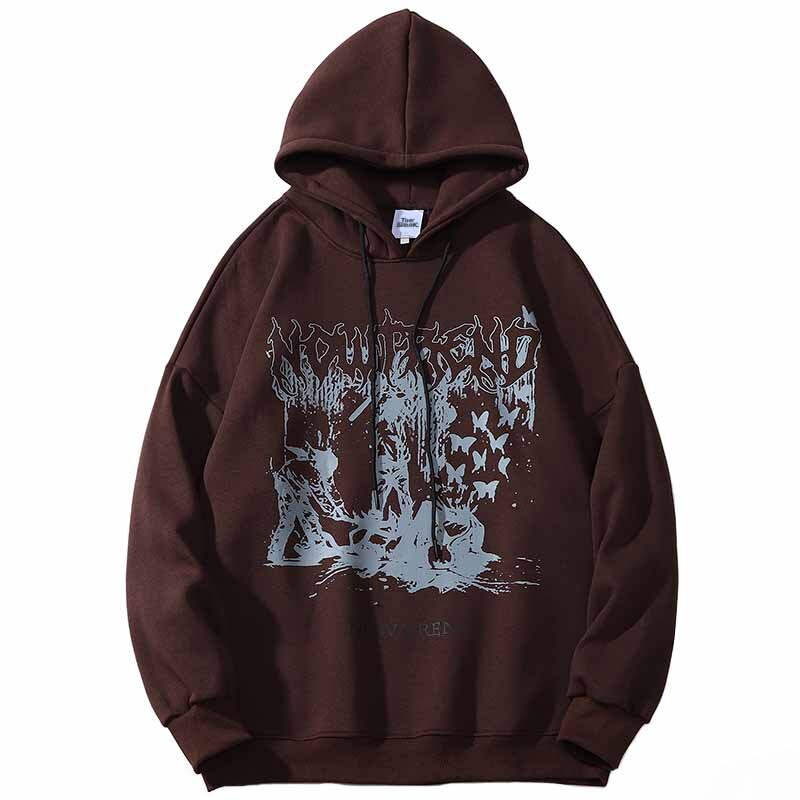 "Life Starts Soon" Graphic Unisex Streetwear Vintage Women Men Y2K Hoodie
