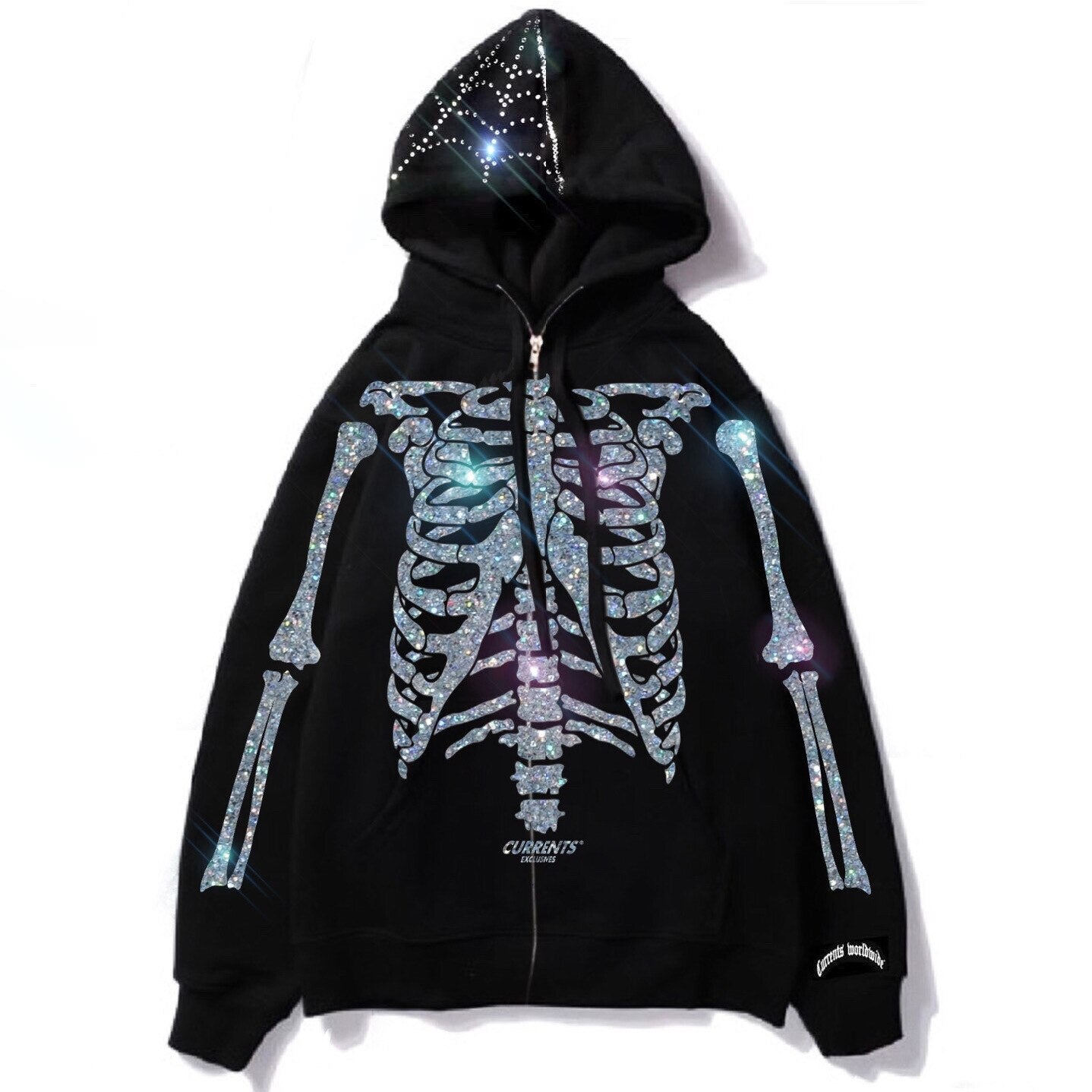 Oversized vintage hoodie with gothic and Y2K graphic design, relaxed streetwear silhouette, and retro urban aesthetic built for daily wear and layered outfits.