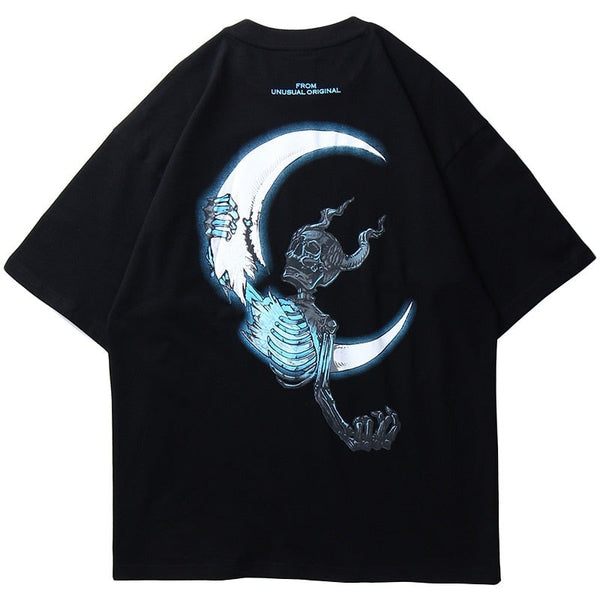 "Moon King" Graphic Unisex Streetwear Vintage Women Men Y2K T-Shirt