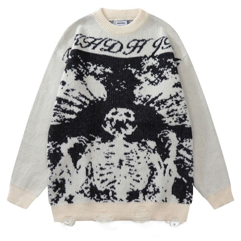 "Transforming" Graphic Unisex Streetwear Vintage Women Men Y2K Sweater