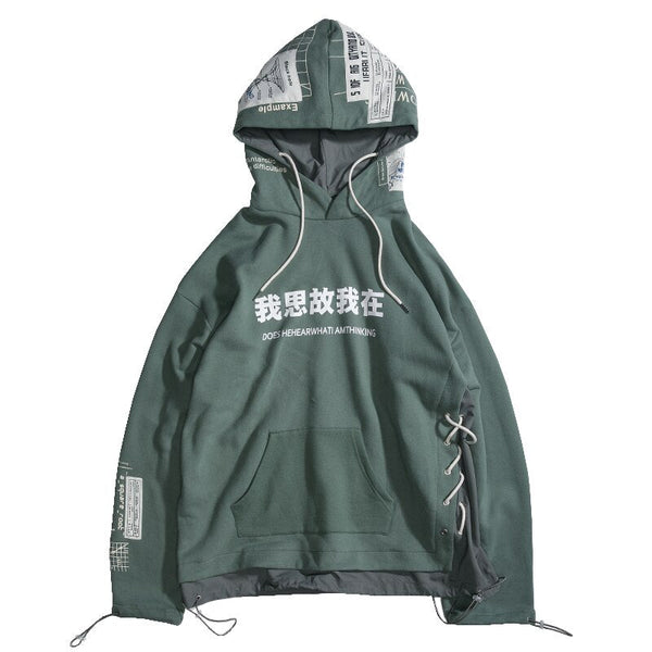 "Turn Around" Graphic Unisex Streetwear Vintage Women Men Y2K Hoodie