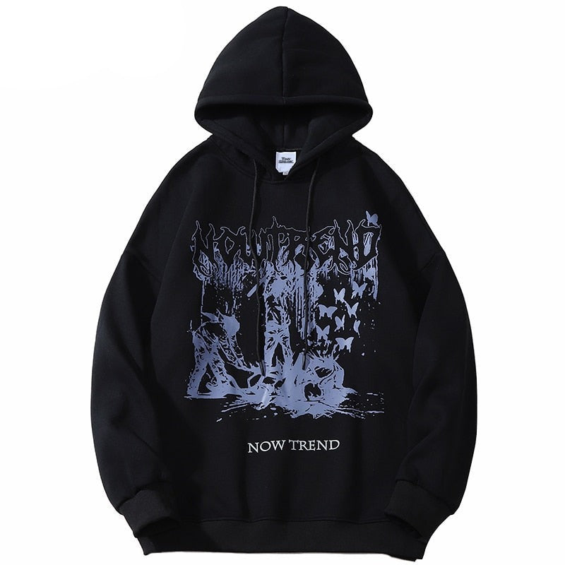 "Life Starts Soon" Graphic Unisex Streetwear Vintage Women Men Y2K Hoodie
