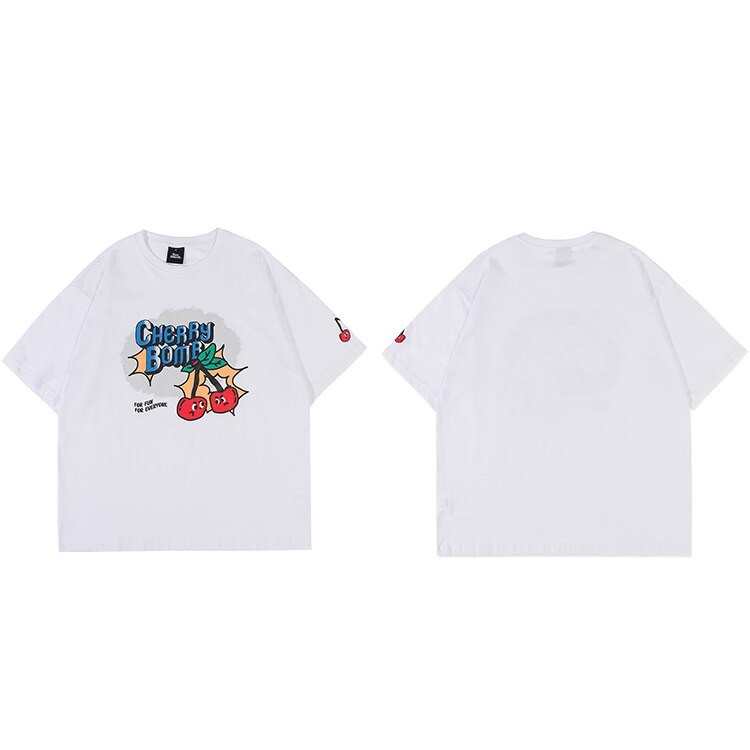 "Cherry Bomb" Unisex Men Women Streetwear Graphic T-Shirt
