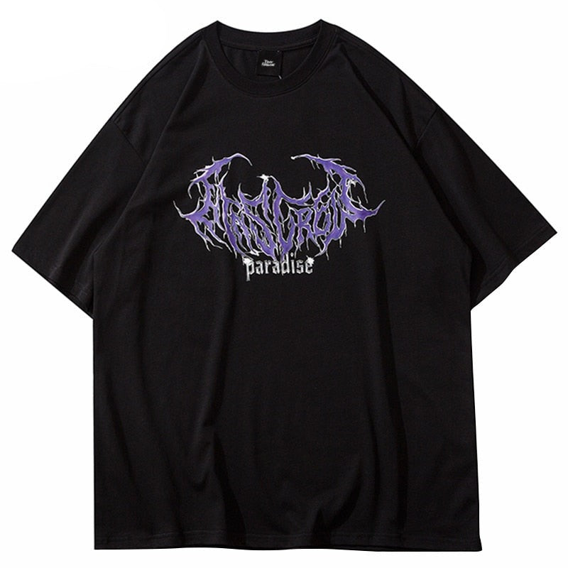 "Paradise" Graphic Unisex Streetwear Vintage Women Men Y2K T-Shirt
