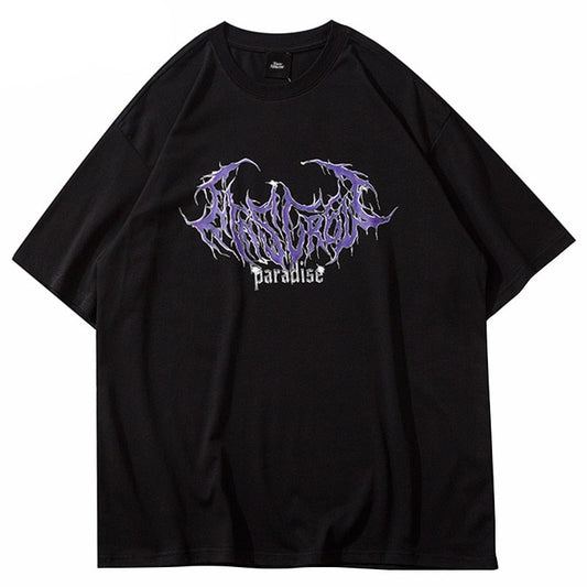 "Paradise" Graphic Unisex Streetwear Vintage Women Men Y2K T-Shirt