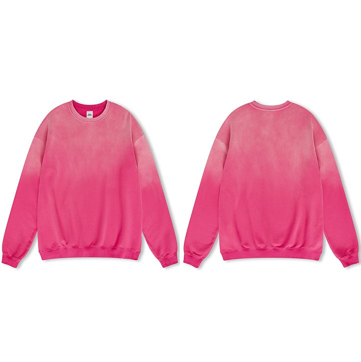 "Pink Rose" Graphic Unisex Streetwear Vintage Women Men Y2K Sweater