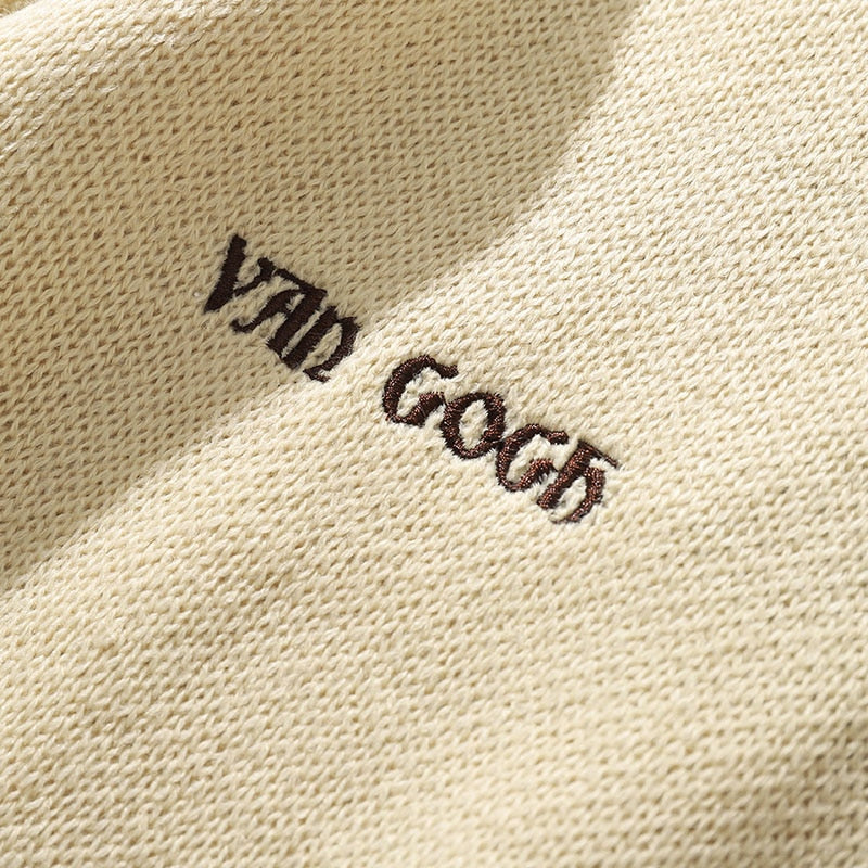 "Van Gogh" Graphic Unisex Streetwear Vintage Women Men Y2K Sweater