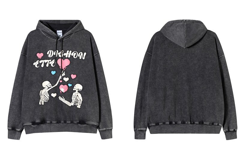 "Higher Than Before" Graphic Unisex Streetwear Vintage Women Men Y2K Hoodie