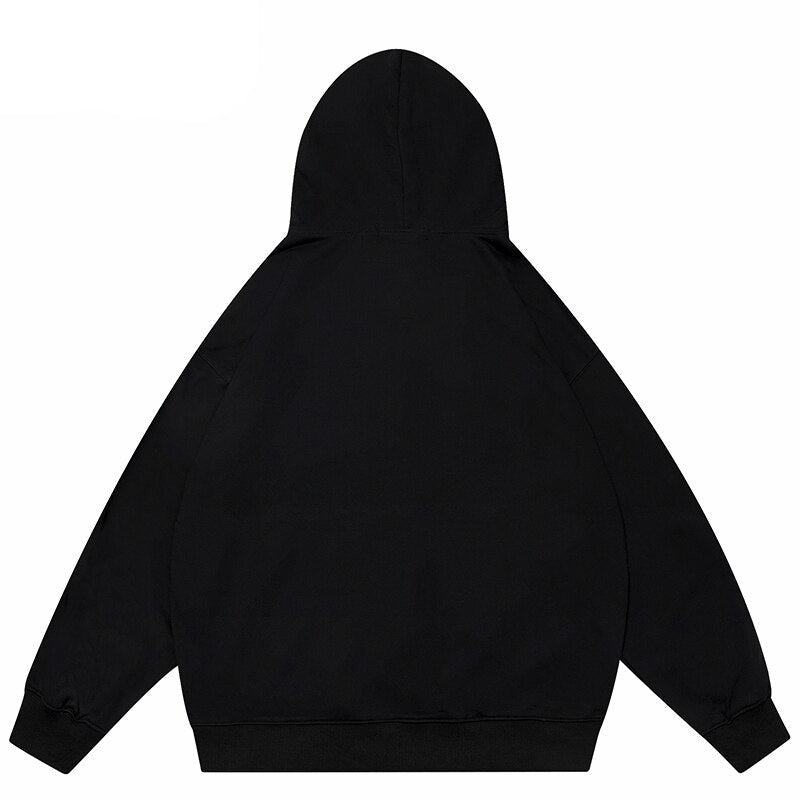 "Flying Shapes" Unisex Men Women Streetwear Graphic Hoodie
