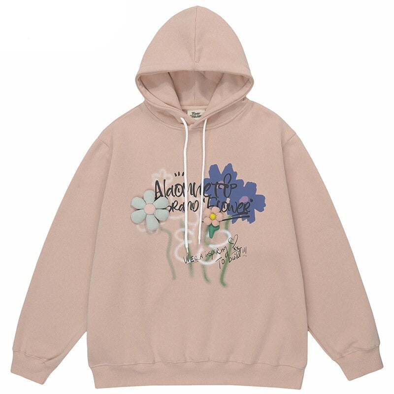"Purple Clouds" Graphic Unisex Streetwear Vintage Women Men Y2K Hoodie