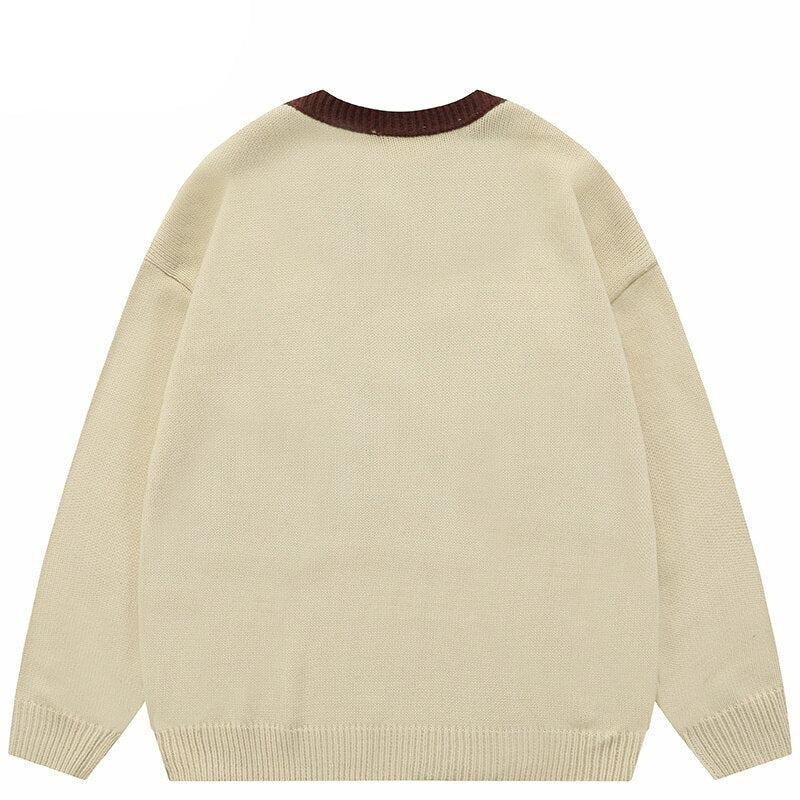 "Playground" Graphic Unisex Streetwear Vintage Women Men Y2K Sweater