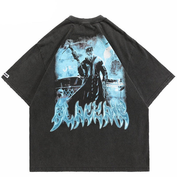 "Ice Frozen" Graphic Unisex Streetwear Vintage Women Men Y2K T-Shirt
