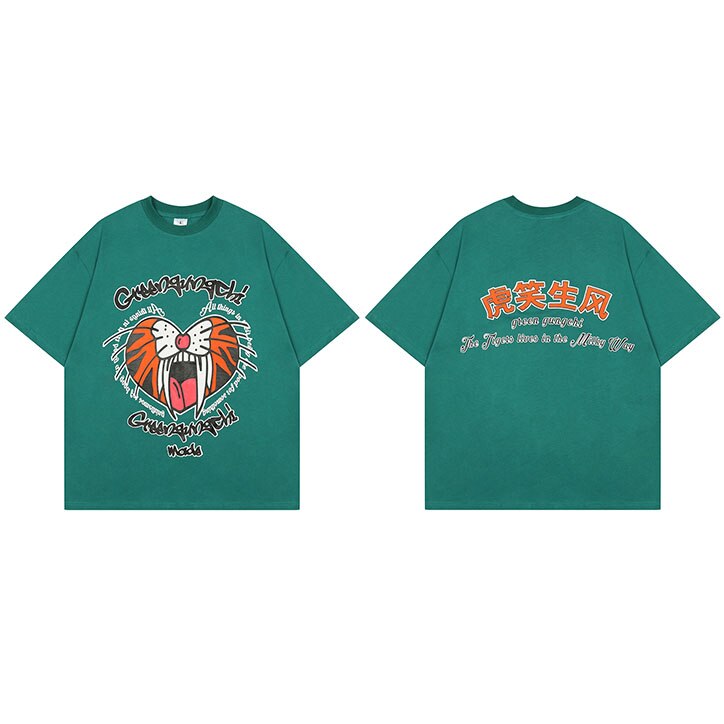 "Sharp Bite" Graphic Unisex Streetwear Vintage Women Men Y2K T-Shirt