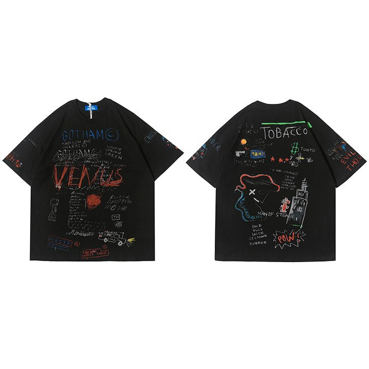 "Growing Pains" Graphic Unisex Streetwear Women Men Y2K T-Shirt