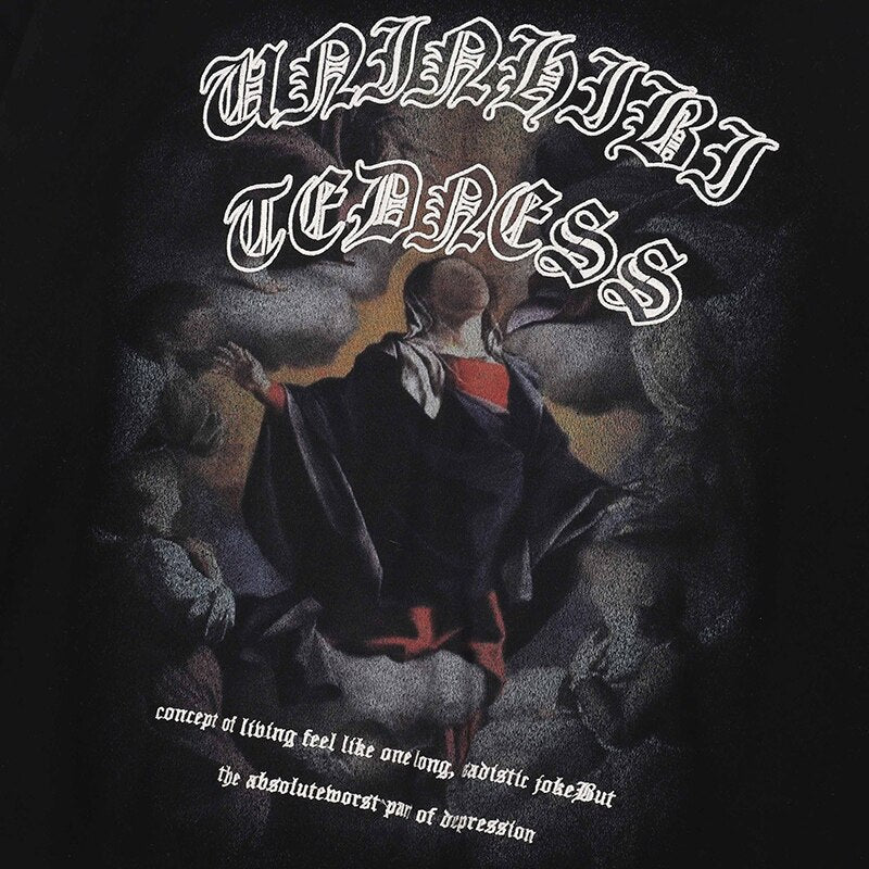 "Alone In The Corner" Unisex Men Women Streetwear Graphic Hoodie