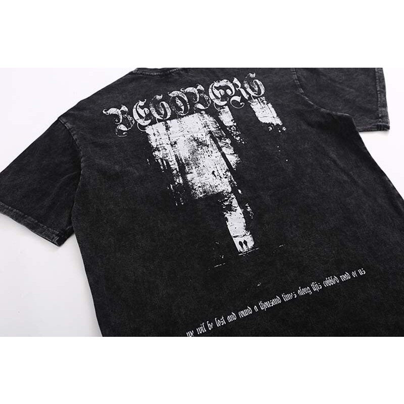 "Scary Hours" Graphic Unisex Streetwear Vintage Women Men Y2K T-Shirt