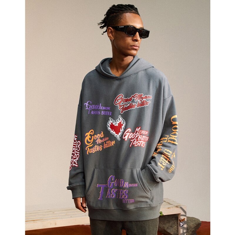 "Good Taste" Graphic Unisex Streetwear Women Men Y2K Hoodie
