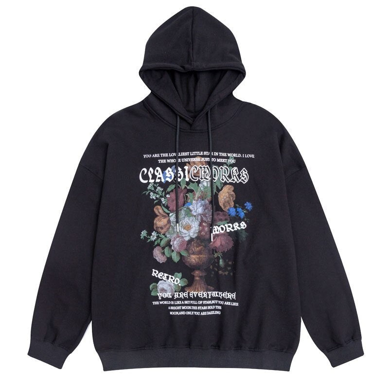 "With Love" Graphic Unisex Streetwear Vintage Women Men Y2K Hoodie