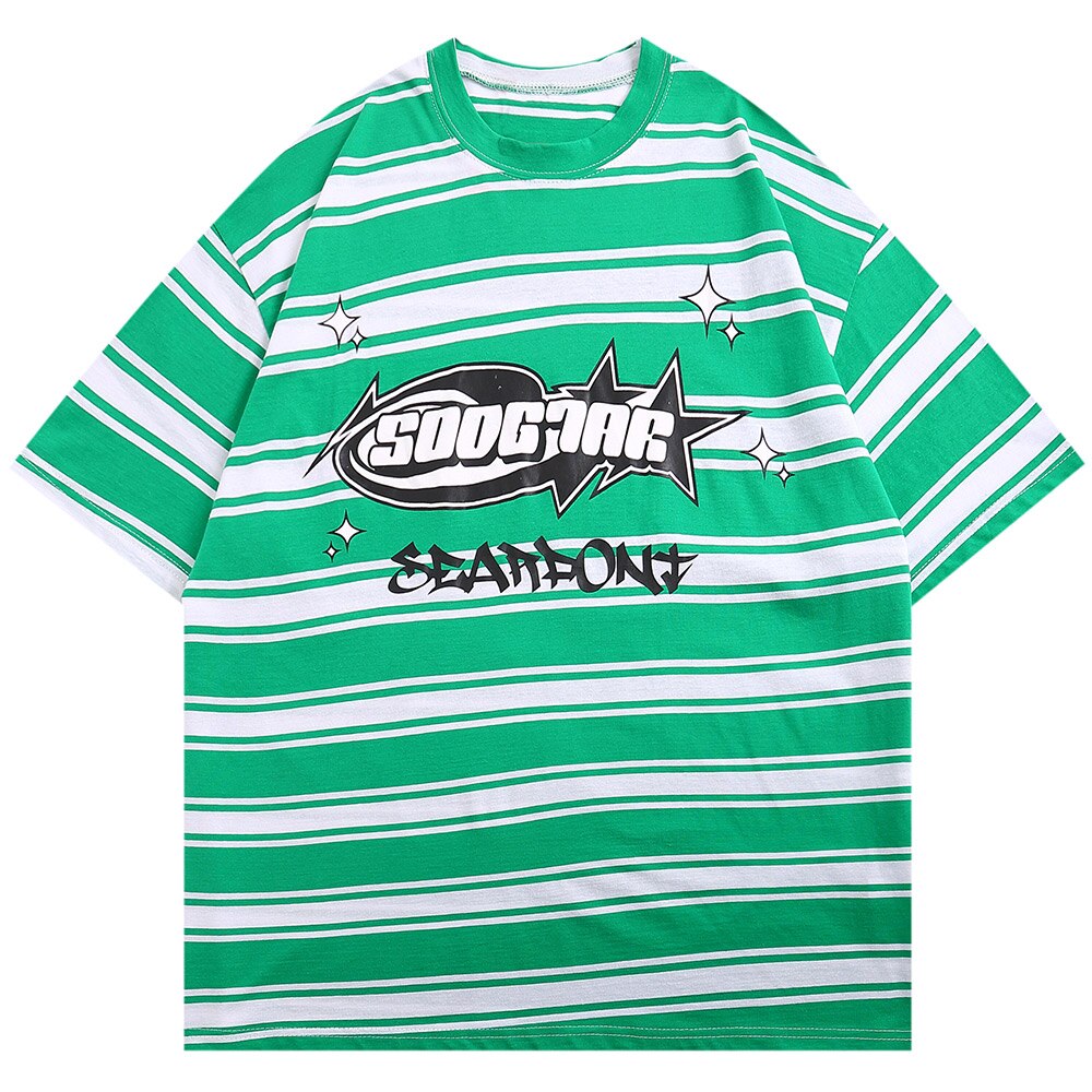 "Star Struck" Graphic Unisex Streetwear Vintage Women Men Y2K T-Shirt