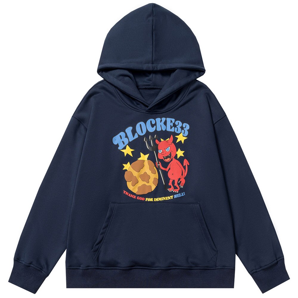 "Shocker" Graphic Unisex Streetwear Vintage Women Men Y2K Hoodie