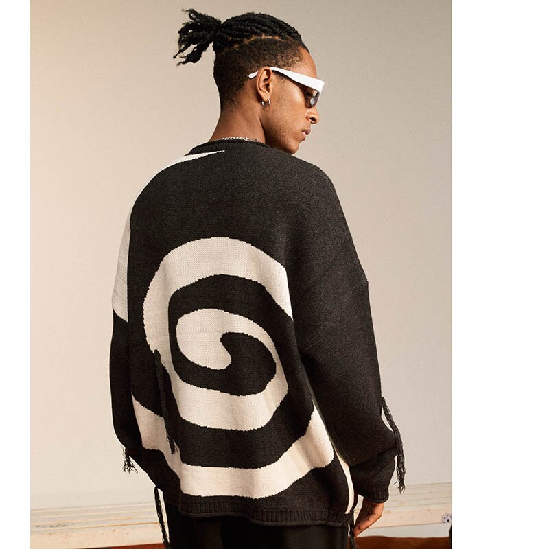 "The Vortex" Graphic Unisex Streetwear Vintage Women Men Y2K Sweater