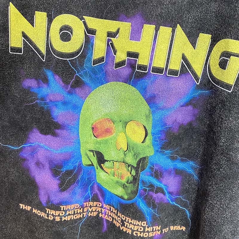 "Anything Nowhere" Graphic Unisex Streetwear Vintage Women Men Y2K T-Shirt