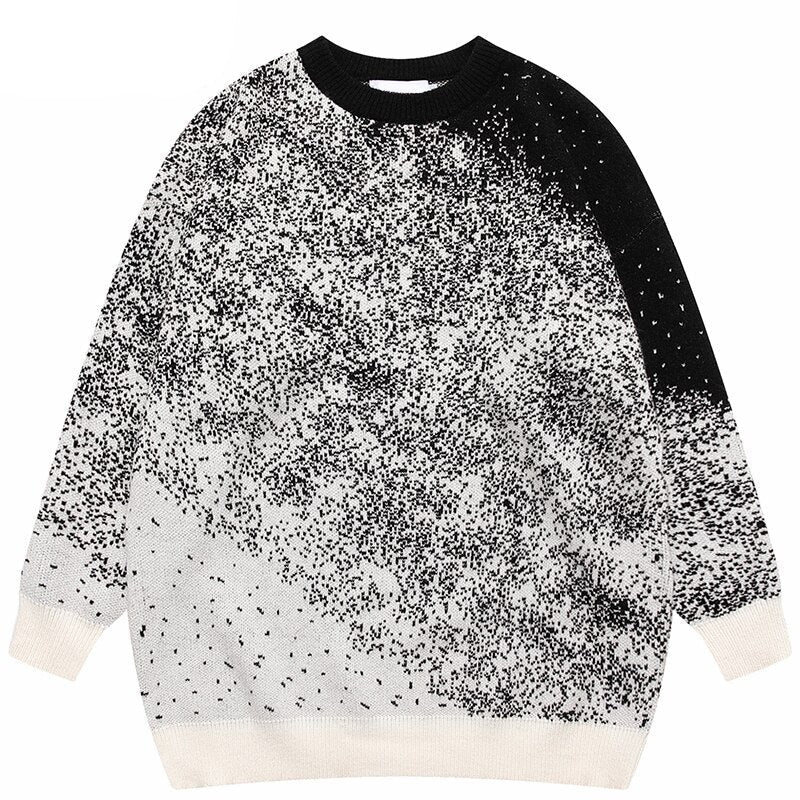 "Starry Night" Graphic Unisex Streetwear Vintage Women Men Y2K Sweater