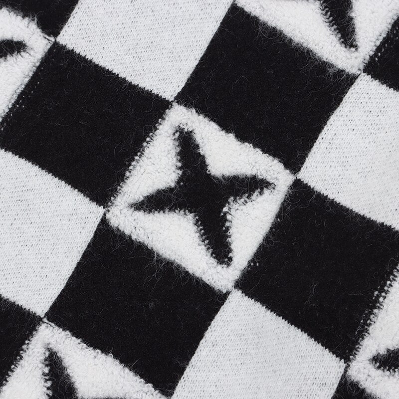 "Check Mate" Unisex Men Women Streetwear Graphic Sweater