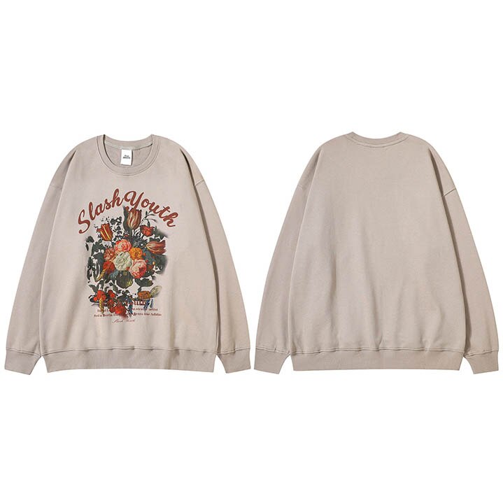 "Youth In Revolt" Graphic Unisex Streetwear Vintage Women Men Y2K Sweatshirt