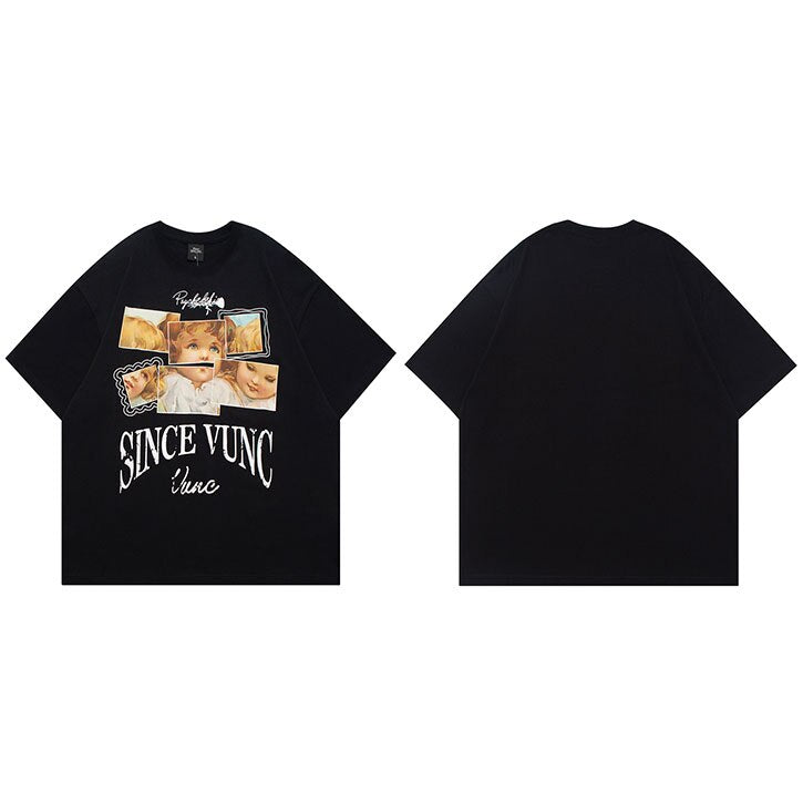 "Way Back When" Graphic Unisex Streetwear Vintage Women Men Y2K T-Shirt