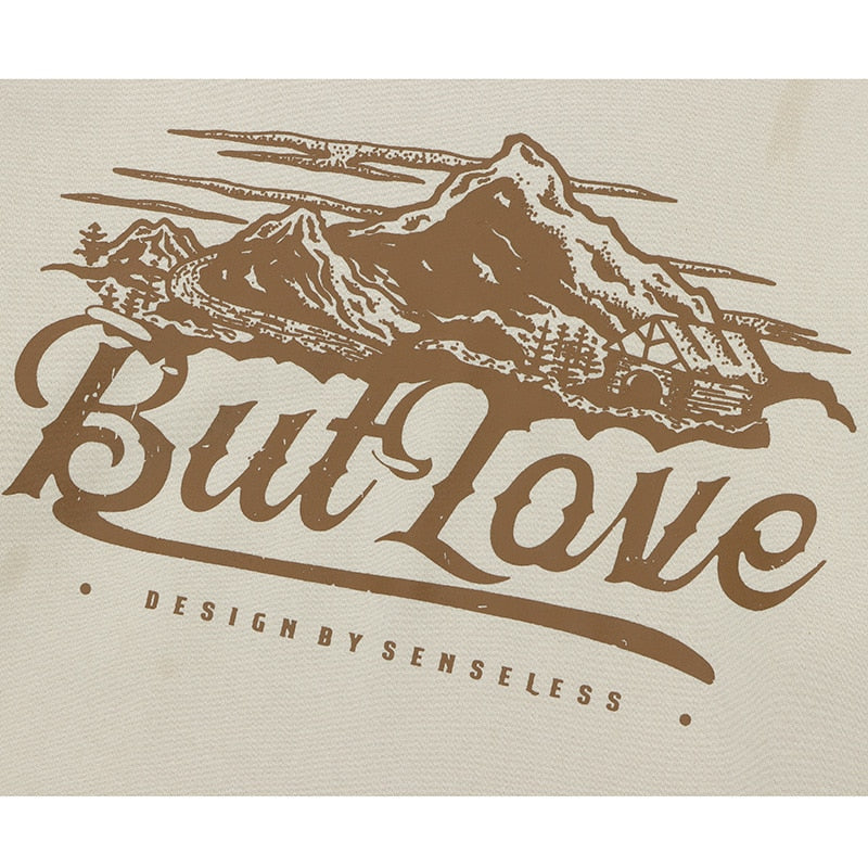 "Nothing Is Love" Graphic Unisex Streetwear Vintage Women Men Y2K Hoodie