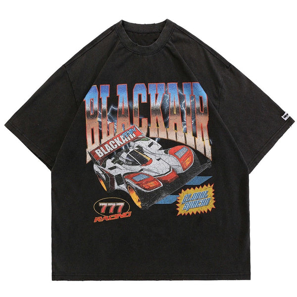 "Nascar" Graphic Unisex Streetwear Vintage Women Men Y2K T-Shirt