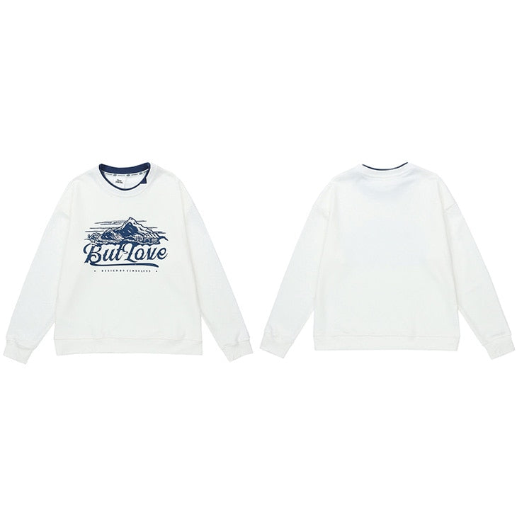 "Nothing Is Love" Graphic Unisex Streetwear Vintage Women Men Y2K Hoodie