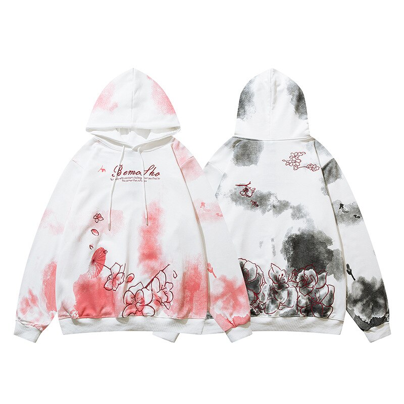 "Bloody Rose" Unisex Men Women Streetwear Graphic Hoodie
