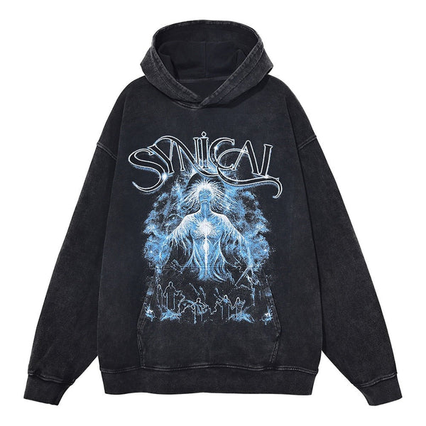 "Ancient Flame" Unisex Men Women Graphic Streetwear Hoodie