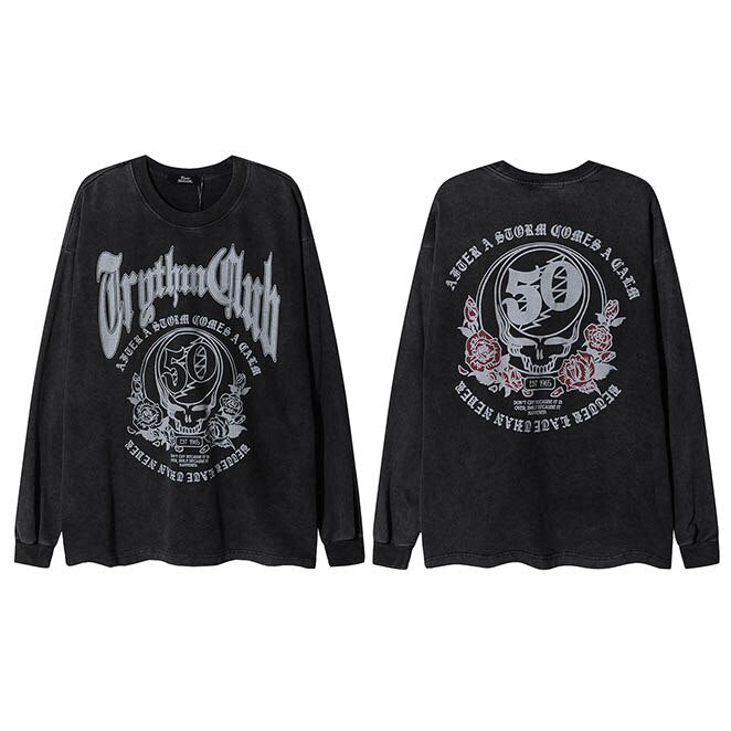 "Special Celebration" Graphic Unisex Streetwear Vintage Women Men Y2K Sweatshirt