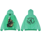 "Masked Blaze" Graphic Unisex Streetwear Vintage Women Men Y2K Hoodie