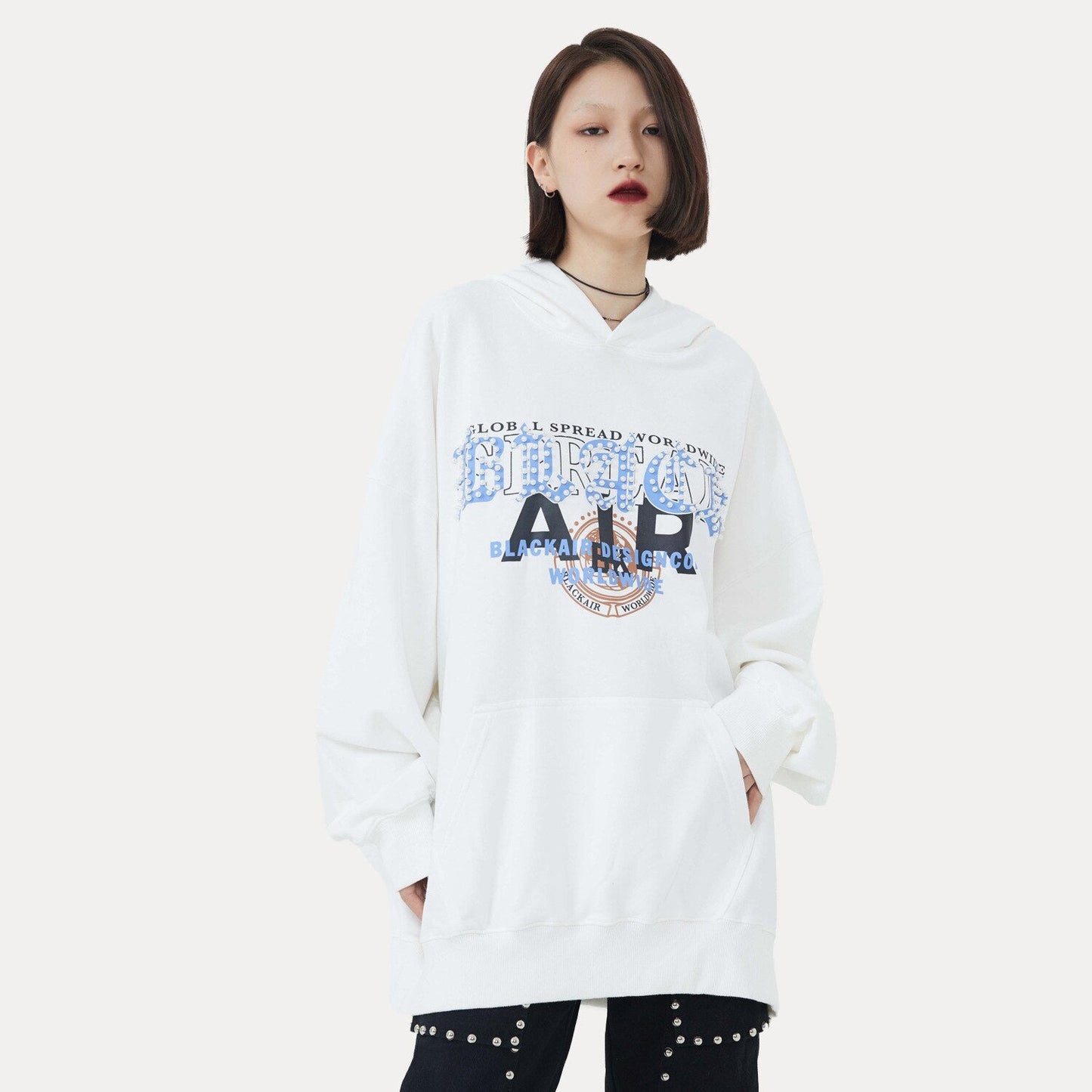 "Lost In The Air" Graphic Unisex Streetwear Vintage Women Men Y2K Hoodie