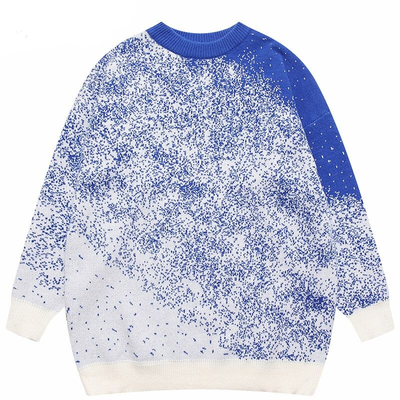 "Starry Night" Graphic Unisex Streetwear Vintage Women Men Y2K Sweater