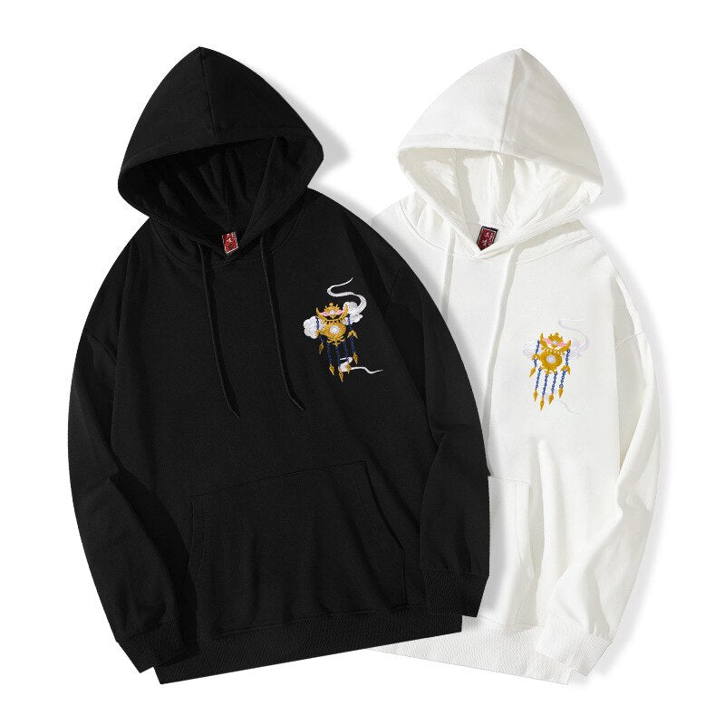 "Alone On Island" Graphic Unisex Streetwear Vintage Women Men Y2K Hoodie