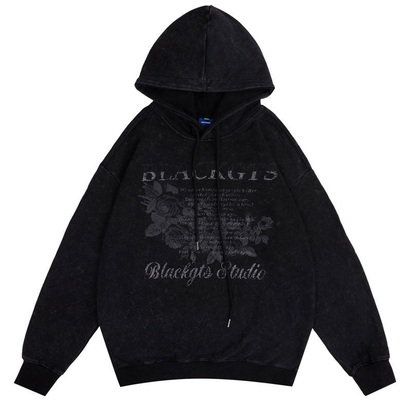 "Black Gate" Unisex Men Women Streetwear Graphic Hoodie