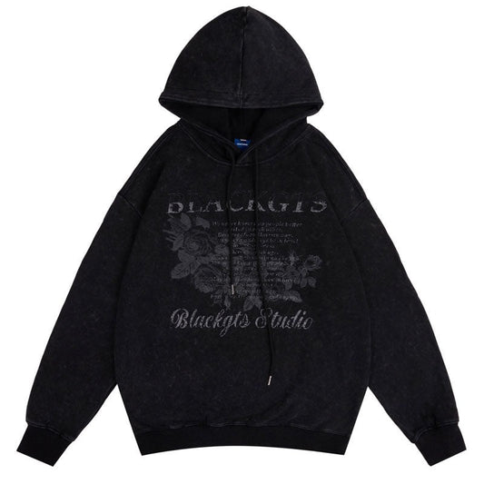 "Black Gate" Unisex Men Women Streetwear Graphic Hoodie
