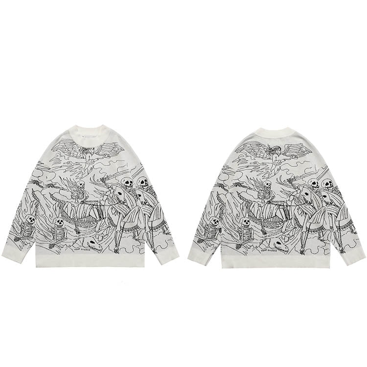 "Dead Army" Unisex Men Women Streetwear Graphic Sweater