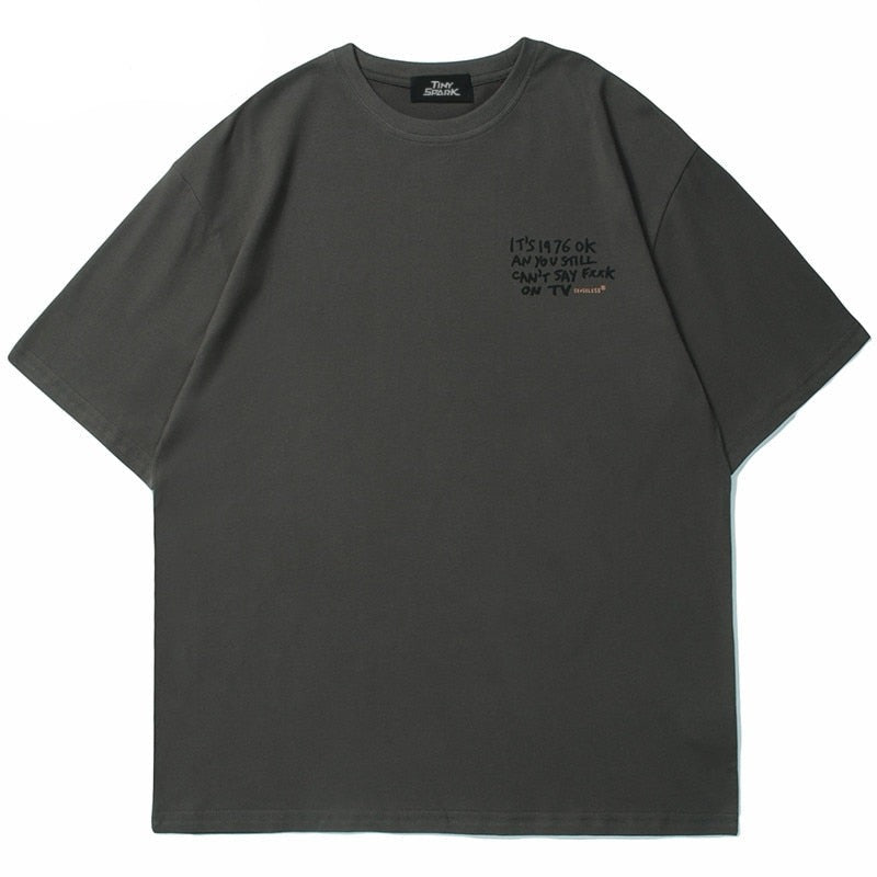 "Retro TV" Graphic Unisex Streetwear Vintage Women Men Y2K T-Shirt