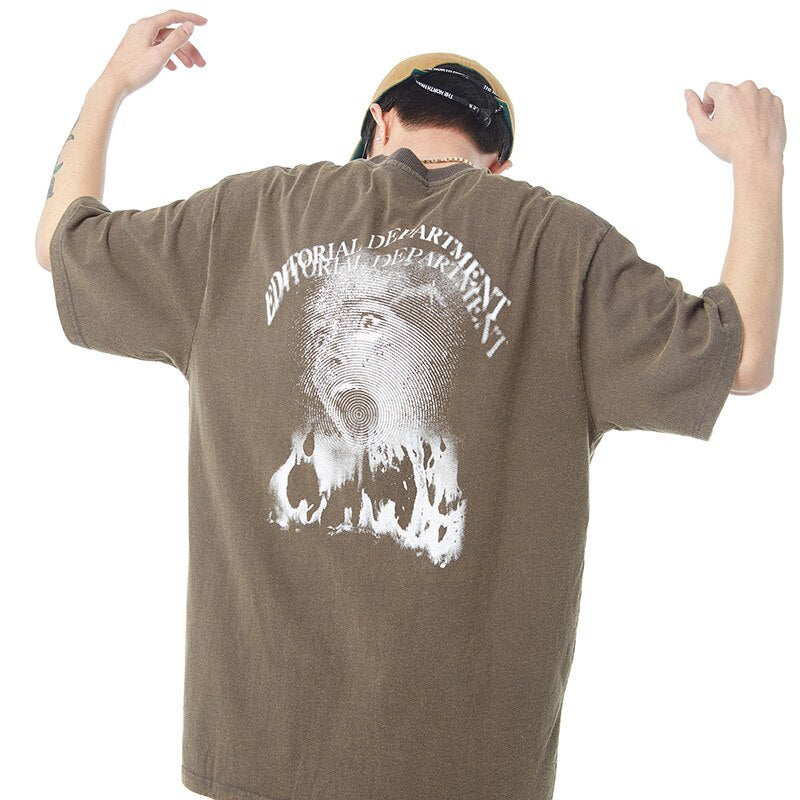 "Burning Up" Unisex Men Women Streetwear Graphic T-Shirt