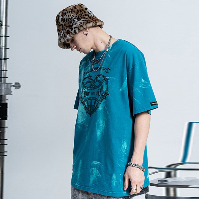 "Blue Sea" Unisex Men Women Streetwear Graphic T-Shirt